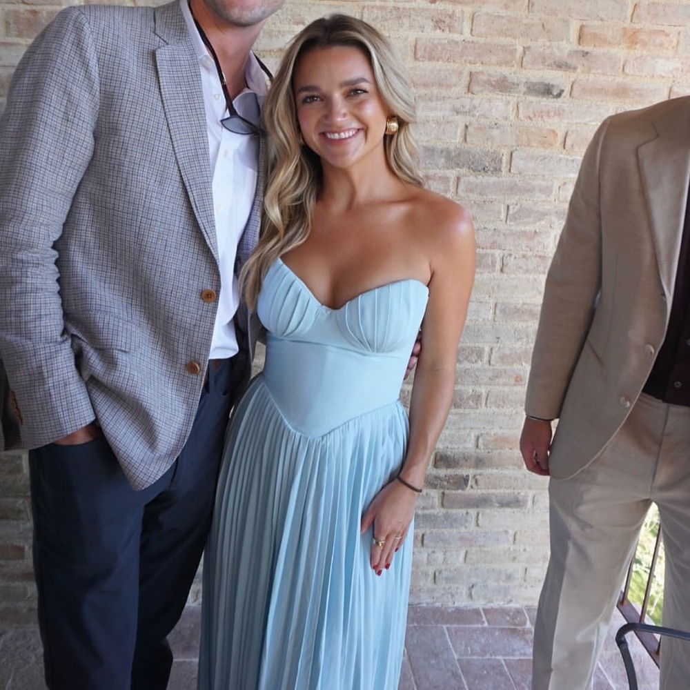 House of CB Light Blue Maxi Dress